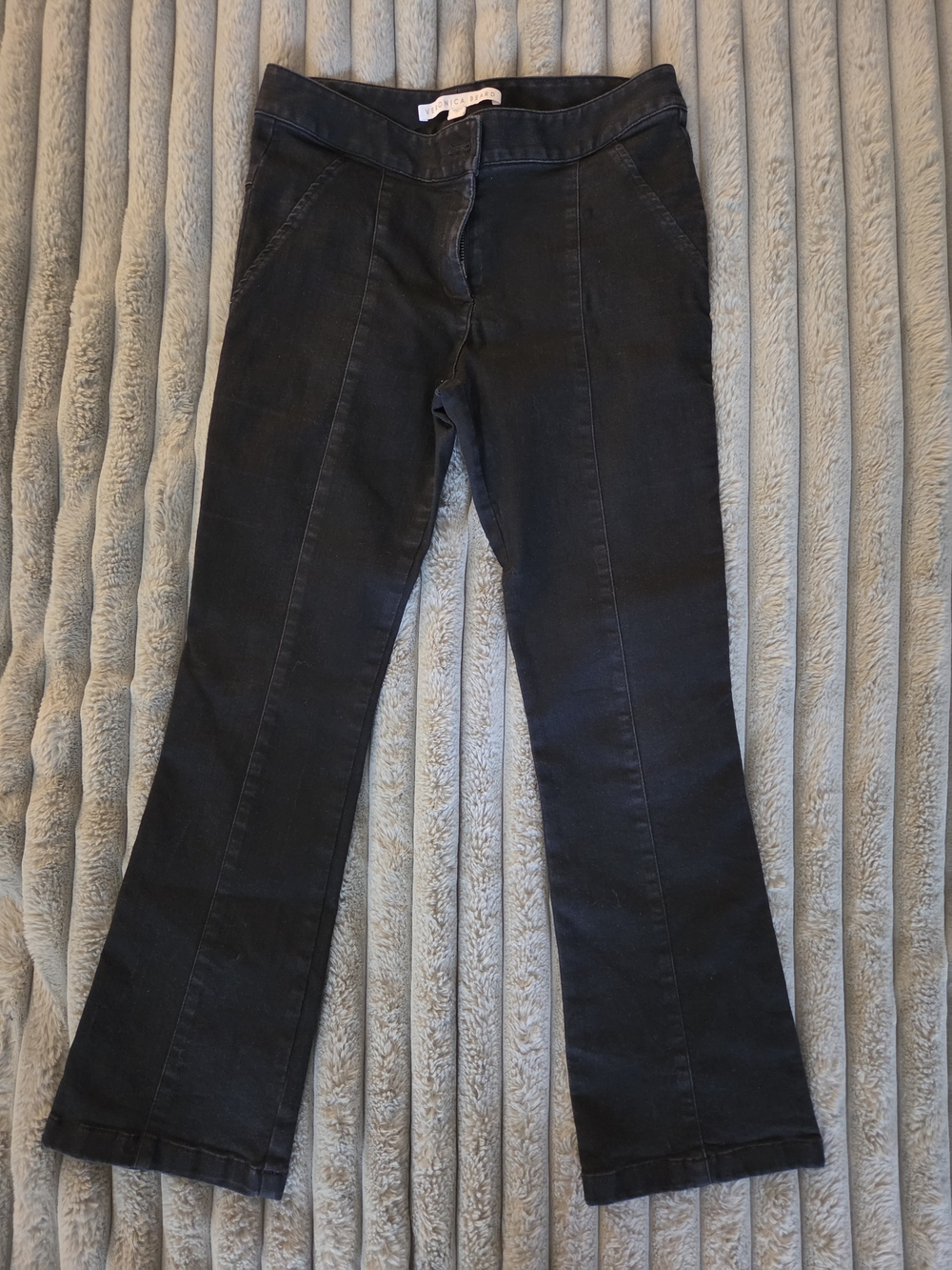 Veronica Beard Black High-Rise Jeans